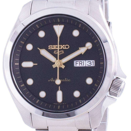 Seiko 5 Sports Black Dial Automatic SRPE57 SRPE57K1 SRPE57K 100M Reloj para hombre