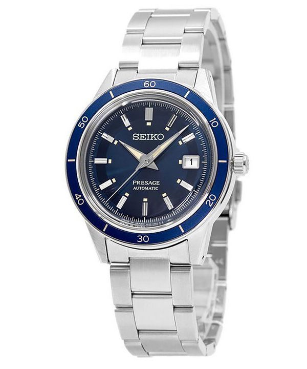 Reloj para hombre Seiko Presage Style 60&#39,s de acero inoxidable automático SRPG05 SRPG05J1 SRPG05J