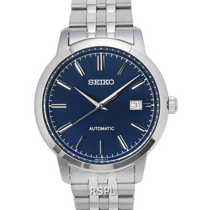 Reloj Seiko Discover More de acero inoxidable con esfera azul automático SRPH87 SRPH87K1 SRPH87K 100M para hombre