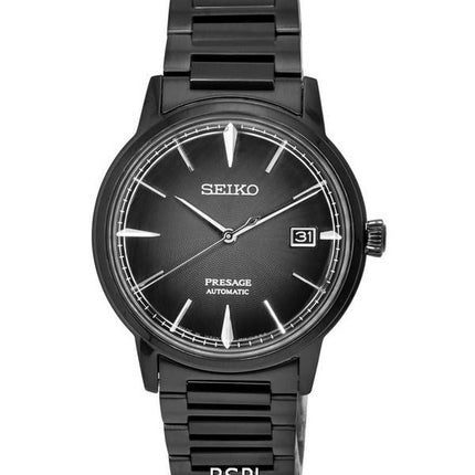 Reloj Seiko Presage Cocktail Time El terciopelo negro automático SRPJ15 SRPJ15J1 SRPJ15J para hombre