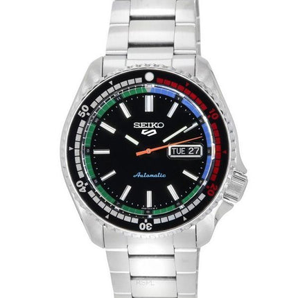 Seiko 5 Sports SKX Style The New Regatta Timer Special Edition Black Dial Automatic SRPK13K1 100M Men's Watch