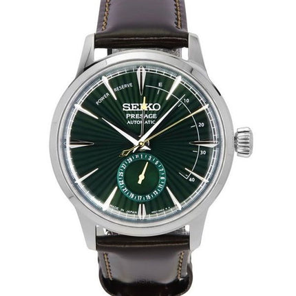 Reloj Seiko Presage Cocktail Time Midnight Mockingbird con esfera verde automático SSA459J1 para hombre