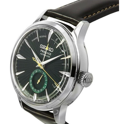 Reloj Seiko Presage Cocktail Time Midnight Mockingbird con esfera verde automático SSA459J1 para hombre