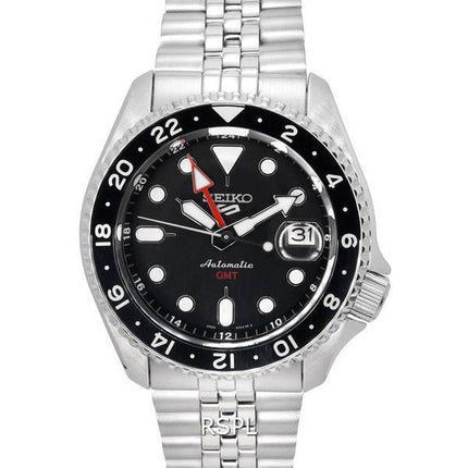 Seiko 5 Sports Black Grape GMT SKX Reinterpretación automática SSK001 SSK001K1 SSK001K 100M Reloj para hombre