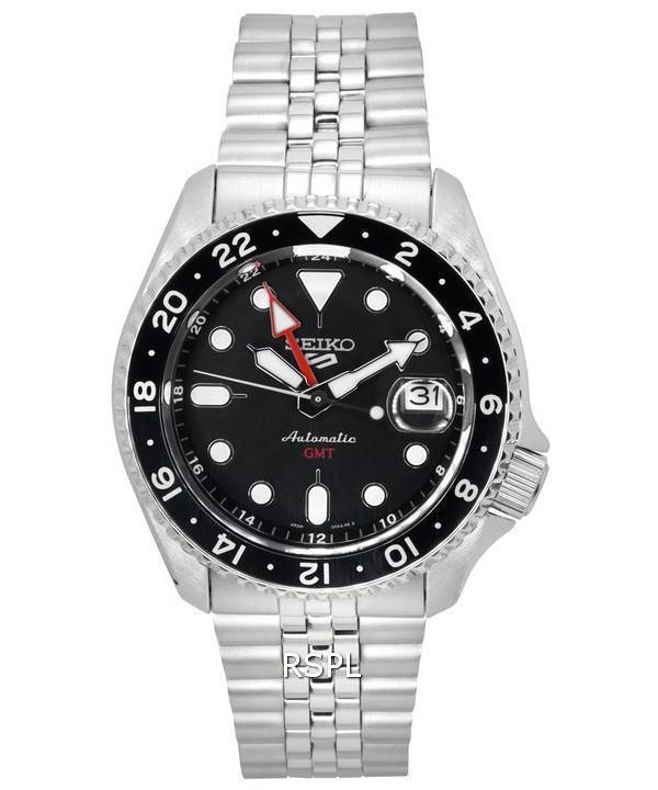 Seiko 5 Sports Black Grape GMT SKX Reinterpretación automática SSK001 SSK001K1 SSK001K 100M Reloj para hombre