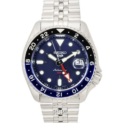 Seiko 5 Sports Blueberry GMT SKX Reinterpretación automática SSK003 SSK003K1 SSK003K 100M Reloj para hombre