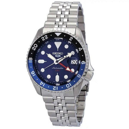 Seiko 5 Sports Blueberry GMT SKX Reinterpretación automática SSK003 SSK003K1 SSK003K 100M Reloj para hombre