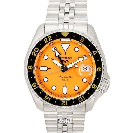 Seiko 5 Sports Mikan Orange GMT SKX Reinterpretación automática SSK005 SSK005K1 SSK005K 100M Reloj para hombre