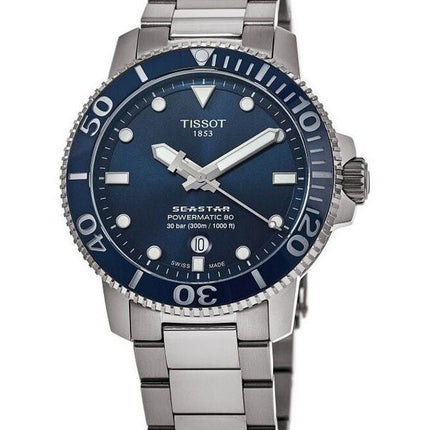 Tissot Seastar 1000 Professional Powermatic 80 Blue Dial Diver&#39,s T120.407.11.041.03 T1204071104103 300M Reloj para hombre