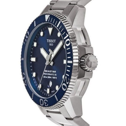 Tissot Seastar 1000 Professional Powermatic 80 Blue Dial Diver&#39,s T120.407.11.041.03 T1204071104103 300M Reloj para hombre