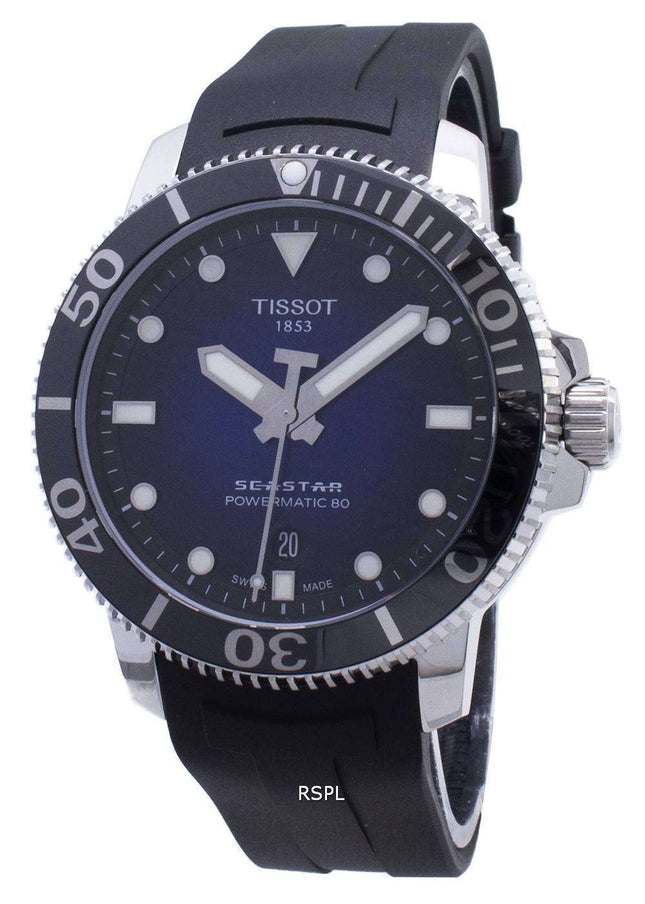 Tissot T-Sport Seastar 1000 T120.407.17.041.00 T1204071704100 Reloj Powermatic 80 Automatic 300M para hombre.