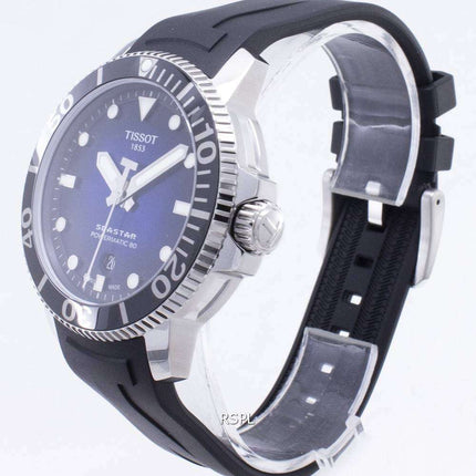 Tissot T-Sport Seastar 1000 T120.407.17.041.00 T1204071704100 Reloj Powermatic 80 Automatic 300M para hombre.