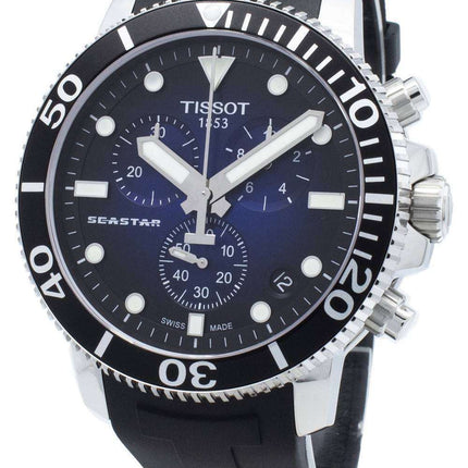 Reloj Tissot Seastar 1000 T120.417.17.041.00 T1204171704100 Cronógrafo 4 Joyas Quartz 300M Hombre