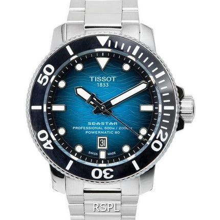 Tissot Seastar 2000 Professional Powermatic 80 Diver&#39,s T120.607.11.041.00 T1206071104100 600M Reloj para hombre