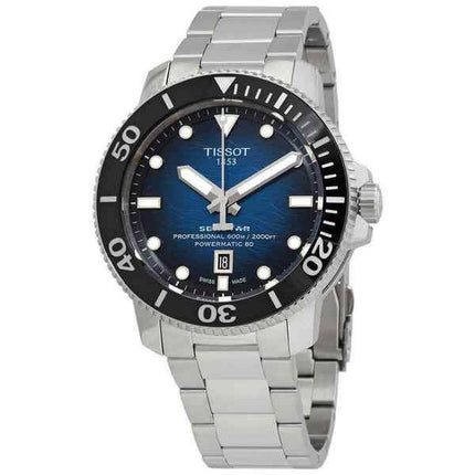 Tissot Seastar 2000 Professional Powermatic 80 Blue Dial Diver&#39,s T120.607.11.041.01 T1206071104101 600M Reloj para hombre