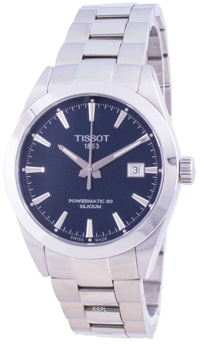 Tissot Gentleman Powermatic 80 Silicium Automatic T127.407.11.041.00 T1274071104100 100M Reloj para hombre