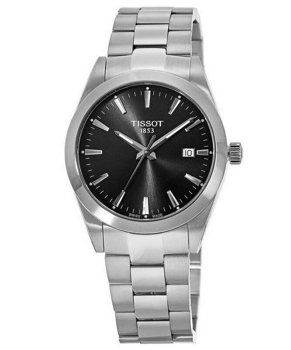 Reloj Tissot Gentleman Quartz T127.410.11.051.00 T1274101105100 100M para hombre