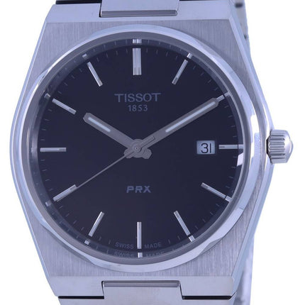 Tissot T-Classic PRX Black Dial Quartz T137.410.11.051.00 T1374101105100 100M Reloj para hombre