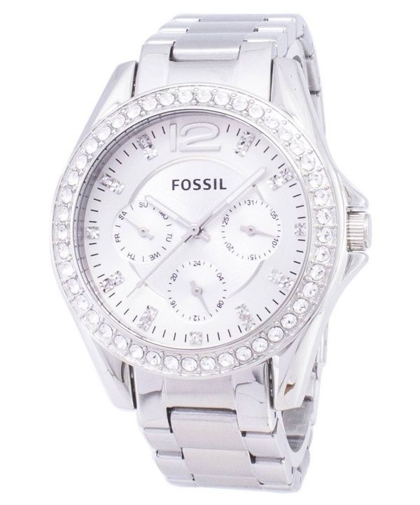 Refurbished Fossil Riley Multifunction Crystal Dial ES3202 Womens Watch