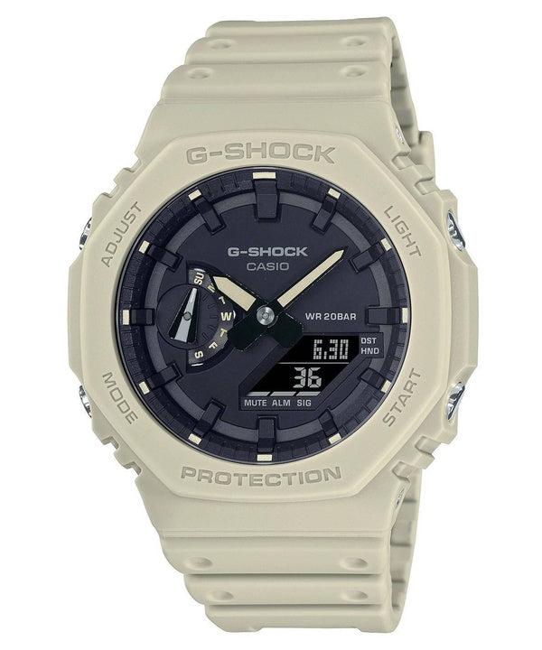 Reloj Casio G-Shock Standard analógico digital con correa de resina y esfera negra GA-2100-5A de cuarzo, 200 m, para hombre, rea