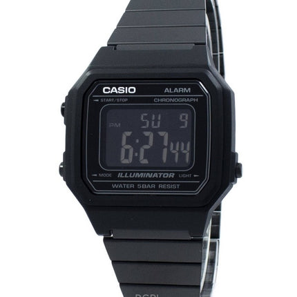 Reloj unisex Casio Illuminator Cronógrafo digital de cuarzo de acero inoxidable B650WB-1B reacondicionado