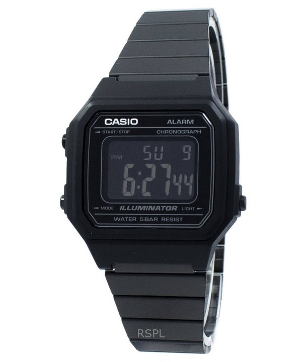 Reloj unisex Casio Illuminator Cronógrafo digital de cuarzo de acero inoxidable B650WB-1B reacondicionado