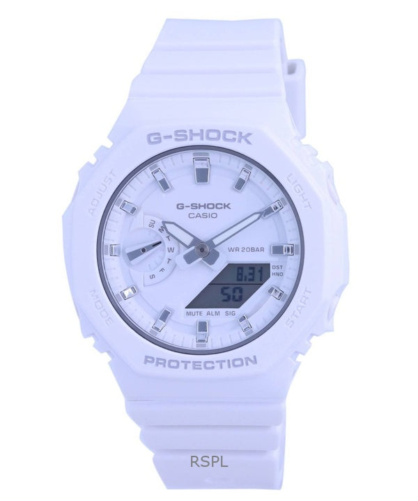 Reloj Casio G-Shock analógico digital con correa de resina y esfera blanca de cuarzo GMA-S2100-7A 200M para mujer reacondicionado