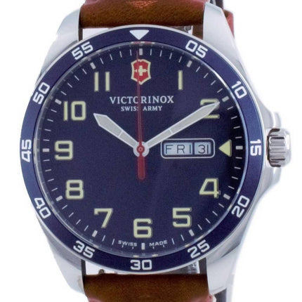 Victorinox Fieldforce Reloj para hombre con esfera azul de acero inoxidable y cuarzo 241848 100M