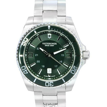 Reloj Victorinox Maverick con esfera verde cuarzo 241934 100M para hombre