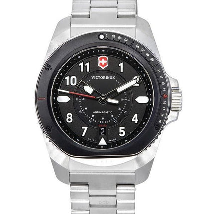 Victorinox Swiss Army Journey 1884 Reloj antimagnético para hombre con esfera negra y cuarzo Diver's 242009 200M