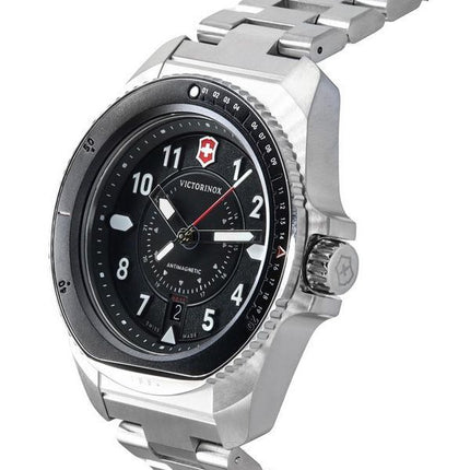 Victorinox Swiss Army Journey 1884 Reloj antimagnético para hombre con esfera negra y cuarzo Diver's 242009 200M