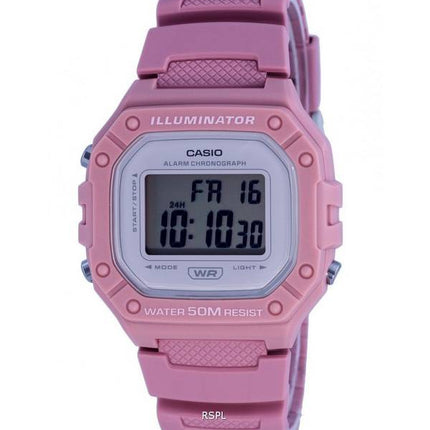 Reloj para mujer Casio Youth Digital Resin Quartz W-218HC-4A W218HC-4