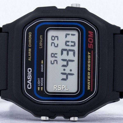 Reloj despertador Casio Digital crono W-59-1VQ hombres