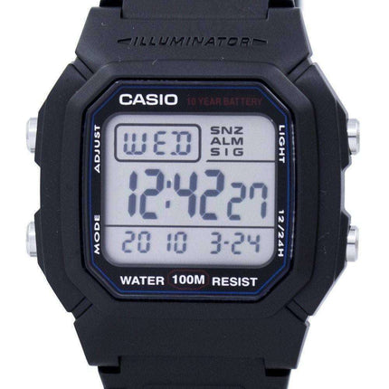 Reloj Casio Digital Classic iluminador W-800H-1AVDF W-800H-1AV hombre