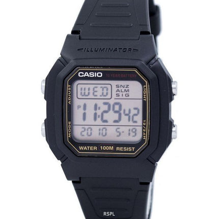 Reloj Casio Digital alarma iluminador W-800HG-9AVDF W-800HG-9AV varonil