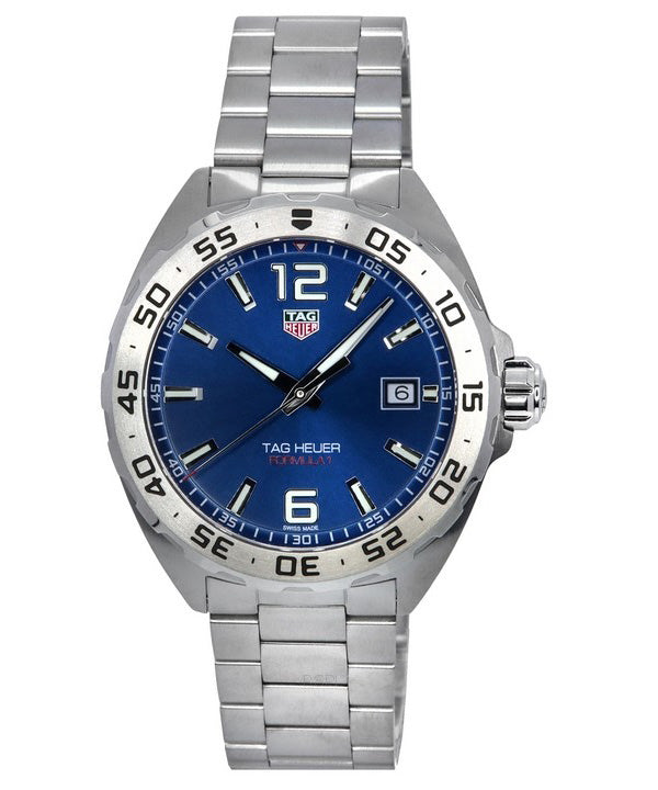 Reloj para hombre Tag Heuer Formula 1 de acero inoxidable con esfera azul y cuarzo WAZ1118.BA0875 200M