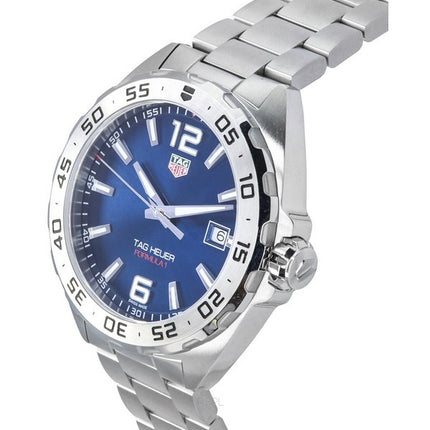 Reloj para hombre Tag Heuer Formula 1 de acero inoxidable con esfera azul y cuarzo WAZ1118.BA0875 200M