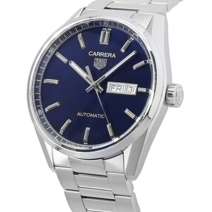 TAG Heuer Carrera Acero inoxidable Esfera azul Automático WBN2012.BA0640 100M Reloj para hombre