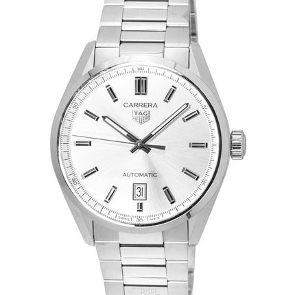 TAG Heuer Carrera Acero inoxidable Gris Dial Automático WBN2111.BA0639 100M Reloj para hombre