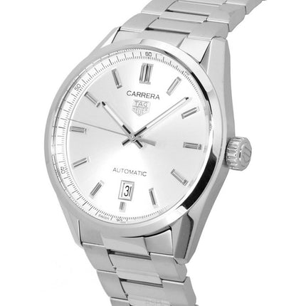 TAG Heuer Carrera Acero inoxidable Gris Dial Automático WBN2111.BA0639 100M Reloj para hombre