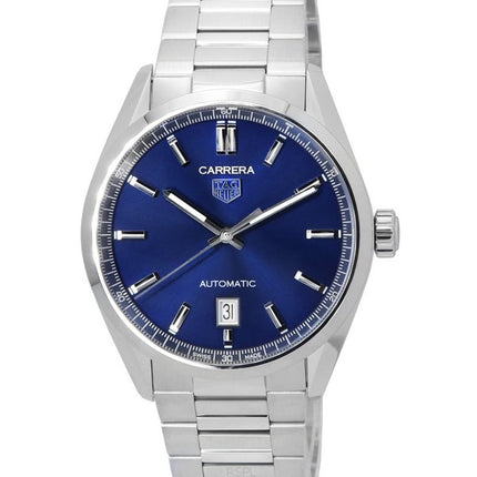 TAG Heuer Carrera Acero inoxidable Esfera azul Automático WBN2112.BA0639 100M Reloj para hombre