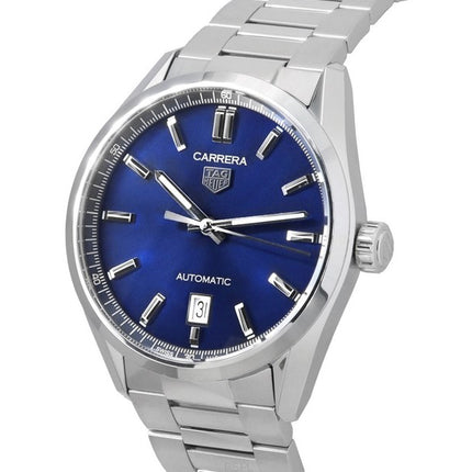 TAG Heuer Carrera Acero inoxidable Esfera azul Automático WBN2112.BA0639 100M Reloj para hombre