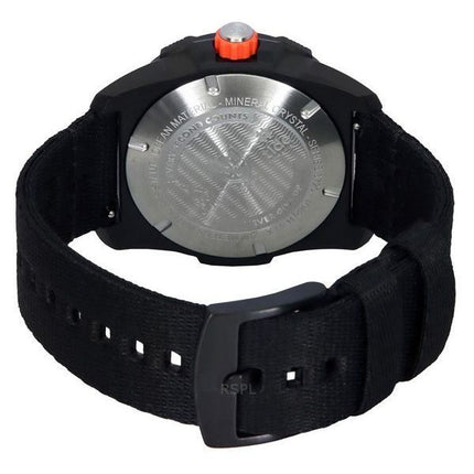 Reloj de buceo de cuarzo Luminox Bear Grylls Survival ECO NO PLANET B con correa de plástico reciclado XB.3722.ECO 200M para hom