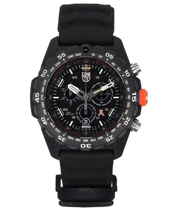 Reloj para hombre Luminox Bear Grylls Survival Master Series cronógrafo esfera negra cuarzo Diver's XB.3741 200M