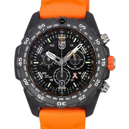 Luminox Bear Grylls Survival Master Series Cronógrafo Esfera negra Cuarzo Diver's XB.3749 300M Reloj para hombre con brújula