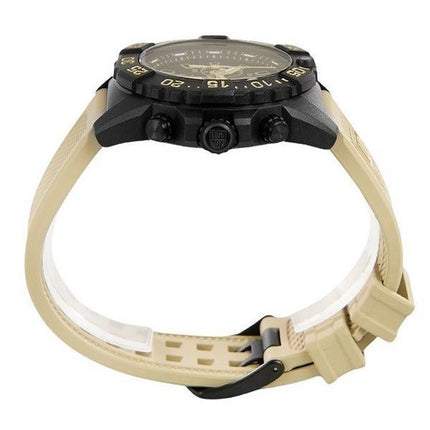 Luminox Navy Seal Foundation Cronógrafo Reloj para hombre con esfera negra y cuarzo Diver&#39,s XS.3590.NSF.SET 200M con correa