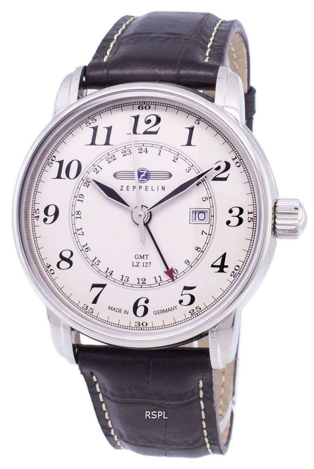 Zeppelin serie LZ127 Graf Alemania hizo 7642-5 76425 Watch de Men