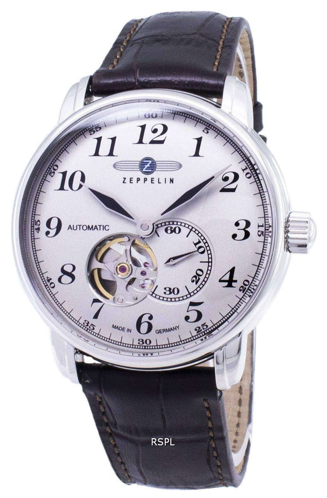 Zeppelin serie LZ127 Graf 7666-5 76665 automático Alemania hizo Watch de Men