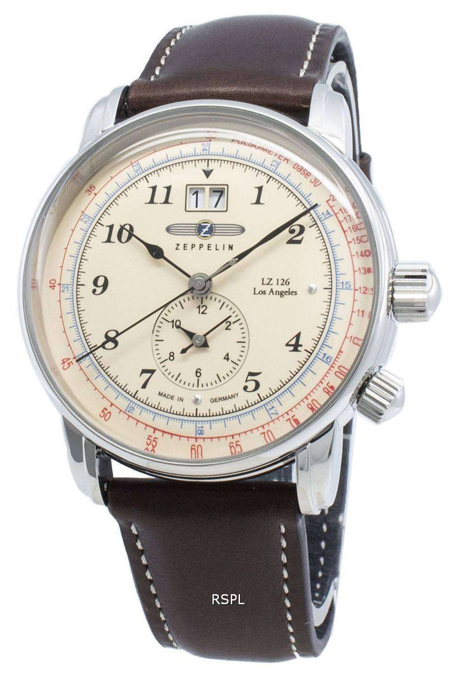 Zeppelin LZ126 Los Angeles 8644-5 86445 Reloj de pulso de cuarzo para hombre