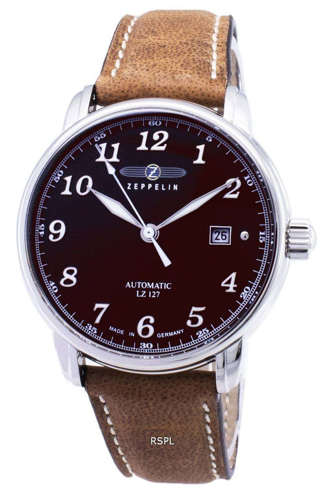 Serie de Zeppelin LZ127 Graf 8656-3 Alemania 86563 hecho Watch de Men